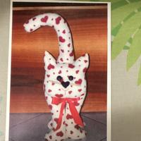 Stampo di carta per gatto fermaporta