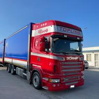 Scania r500 autotreno biga centinato 7.80