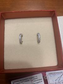 Orecchini argento e zirconi