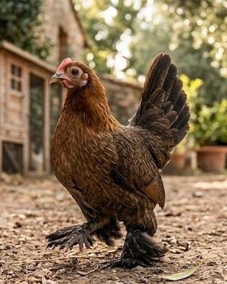 3 Galline Nane (250g) - Serama x Nana calzata