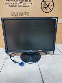 Monitor PC Asus VW193S 19" LCD con Cavi Inclusi