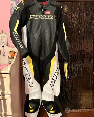 Tuta moto in pelle Spidi intera 