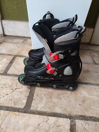 pattini in linea misura regolabile n. 26-31