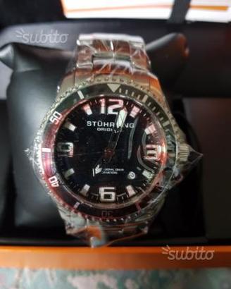 Orologio da uomo stuhrling diver subacqueo nuovo