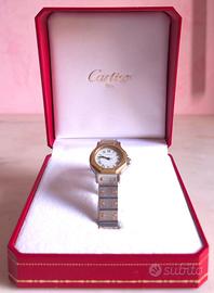 Cartier Santos Octagon Lady Auto 18k Ref.0907