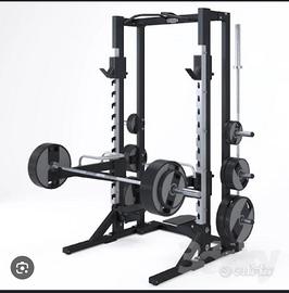 Technogym half rack/panca scott pure strenght