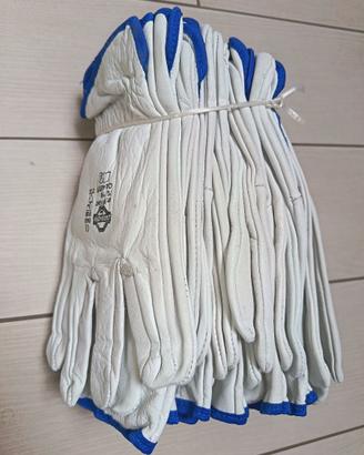 Guanti in Pelle 11 paia nuovi da  lavoro Datawork