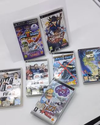 Lotto giochi PSP tutti completi di libretto