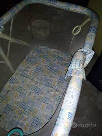 Box bimbo con rete e protezioni – 120 cmBox bimbo