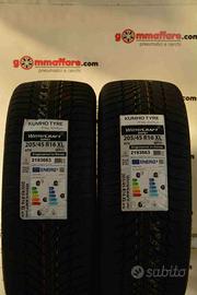 2 Pneumatici 205/45 R16 Kumho Tire Wintercraft K W