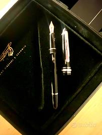 Stilografica Meistertück placcata in Oro