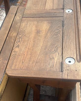 Banco scuola in legno primi del 900
