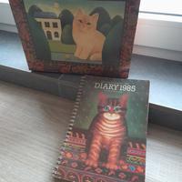 Diary '85 / 2030 gatti M.Leman spirale vintage
