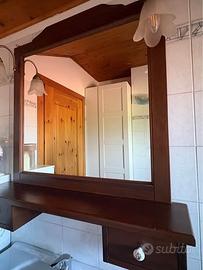 Mobile bagno completo in legno