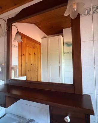 Mobile bagno completo in legno