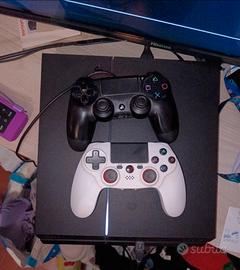 Ps4 fat da 500 gb funzionante + 2 controller