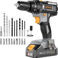Avvitatore a Batteria LEEIKOO 21V, con batteria 2