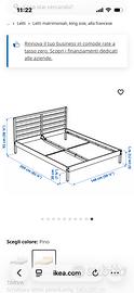 Doghe e struttura letto IKEA