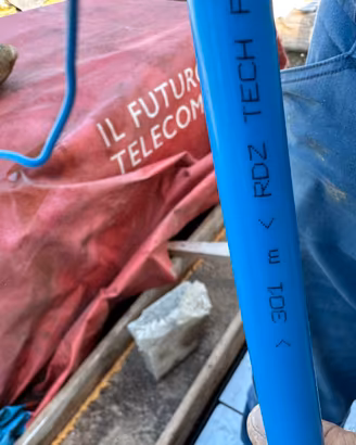 tubo radiante a pavimento