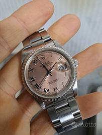 Rolex datejust 16220 salmone originale