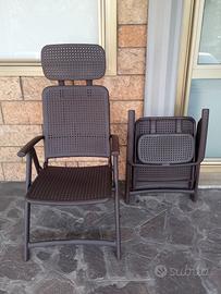 Coppia poltrone Nardi Acquamarina 