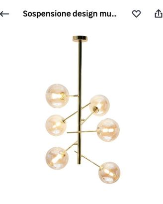 Lampadario sfere a sospensione
