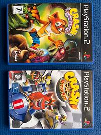 2 giochi Crash Bandicoot PS2 originale Black Label