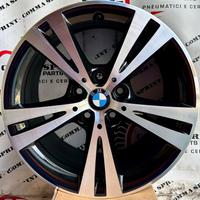 4 CERCHI IN LEGA ORIGINALI RAGGIO 17 BMW SERIE 1 2