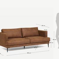 Divano Kave Home 3 posti