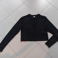 maglia nera manica lunga