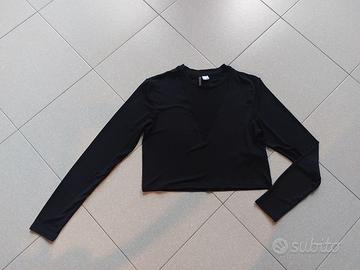 maglia nera manica lunga