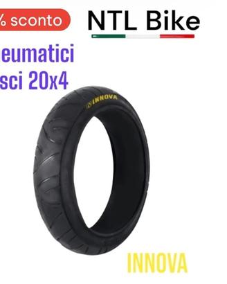 PNEUMATICO GRASSO A GOMMA LISCIA INNOVA 20x4