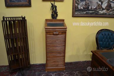 Classificatore  con piano  scrittura stile inglese