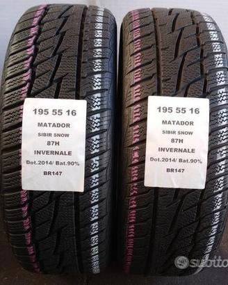 2 gomme 195 55 16 matador br147