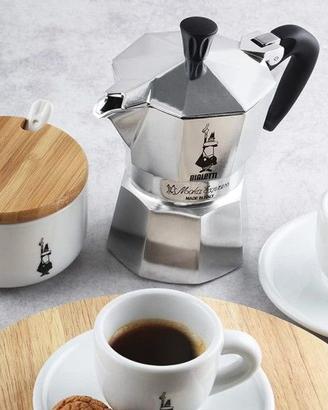 Moka Express Caffettiera, Manico Anti Scottatura