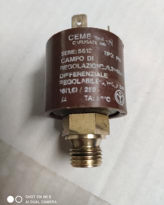 CEME 5612 Pressostato 1/4" 8x13