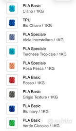Filamenti stampante 3d Anycubic