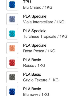Filamenti stampante 3d Anycubic