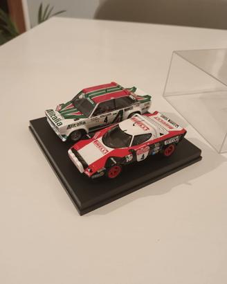 Modellini Lancia Stratos e Fiat 131 Abarth