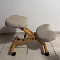 Sedia sgabello ergonomico