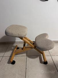 Sedia sgabello ergonomico