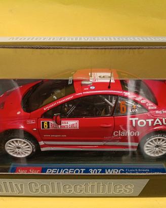 Peugeot 307 WRC rally Montecarlo 2004