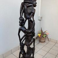 Statua in legno di ebano vintage