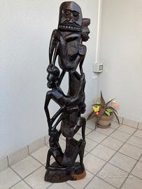 Statua in legno di ebano vintage