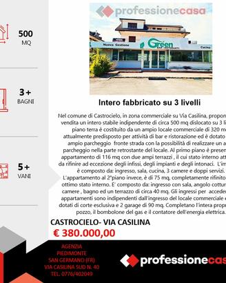 Unità indipendente con locale commerciale