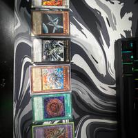 Carte Yu-Gi-Oh rare prima edizione bollino oro