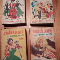 4 volumetti: le piu belle canzoni di mezzo secolo 