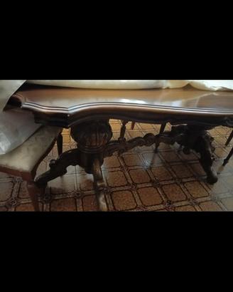 tavolo soggiorno legno massello