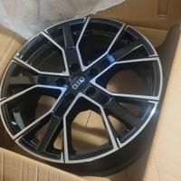 Cerchi Gunner 18 Audi VW  nero diamantato 