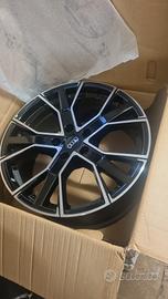 Cerchi Gunner 18 Audi VW  nero diamantato 